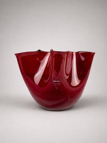 Murano.com - Carlo Nason - Vaas - Fazzoletto - Muranoglas -, Antiek en Kunst, Antiek | Glas en Kristal