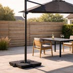 Parasoltegels voor zweefparasol - 4 stuks | 79 x 79 x 9,5 cm, Tuin en Terras, Parasols, Verzenden, Nieuw
