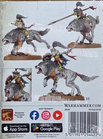 Gloomspite Gitz Snarlboss and Wolfgit Retinue (Warhammer Age, Ophalen of Verzenden, Nieuw