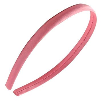 Fako Fashion - Diadeem - Satijn - 10mm - Zalmroze, Sieraden, Tassen en Uiterlijk, Verzenden, Nieuw