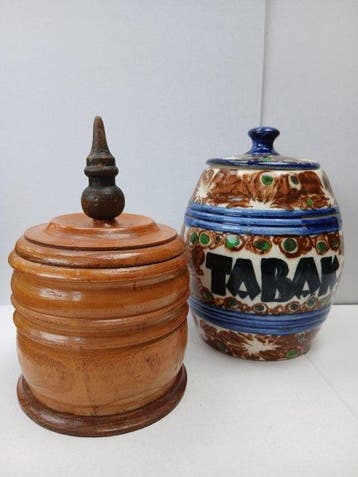 Tabakspot (2) - Hout, Keramiek