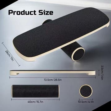Balance Board met Roller – Houten Balans Trainer Core, Verzenden, Nieuw