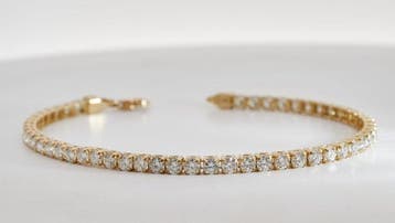 Zonder minimumprijs - Armband - 14 karaat Geel goud -, Sieraden, Tassen en Uiterlijk, Armbanden, Nieuw