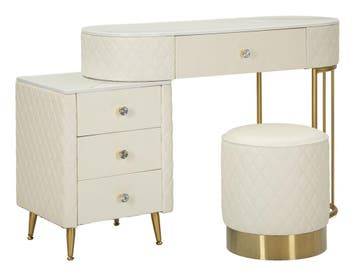 BED BUREAU SHARON WIT MET KRUK CM 120X40X75 (AFMETING KRUK, Ophalen of Verzenden, Nieuw
