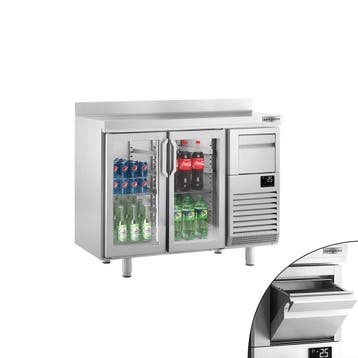 GGM Gastro | Barkoelkast PREMIUM PLUS - 1468x600mm - met 2 |, Verzenden, Nieuw in verpakking, Meubilair