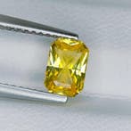 Zonder minimumprijs Geel Saffier - 1.09 ct - International, Sieraden, Tassen en Uiterlijk, Edelstenen, Nieuw