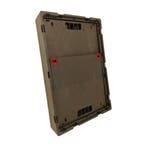 Klapkrat, 600x400x420 mm, euronorm, grijs kunststof,, Gebruikt, 40 tot 60 cm, 50 tot 75 cm, Ophalen of Verzenden