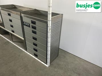 Aluca bedrijfswageninrichting 2250x420x1050mm (3202), Ophalen of Verzenden