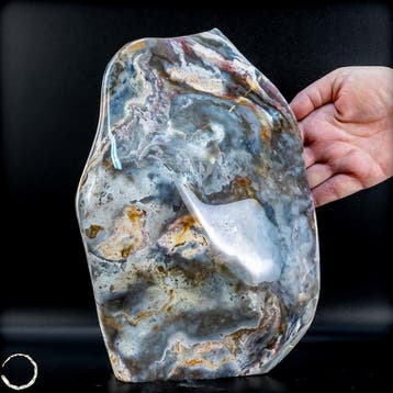 Ocean Jasper vrijvormig – gepolijst, uniek natuursteenobject