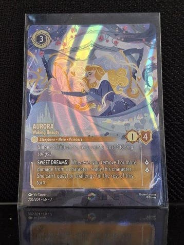 Disney - 1 Card - Disney Lorcana - Aurora 205/204 - EN-7, Nieuw