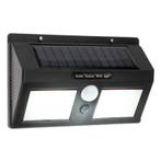 Zwarte buitenlamp op zonne-energie Albert, kunststof, 8w,, Ophalen of Verzenden, Nieuw, Overige materialen, Wandlamp