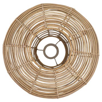 rotan wandlamp 32cm (incl. elec. snoer), Verzenden, Nieuw