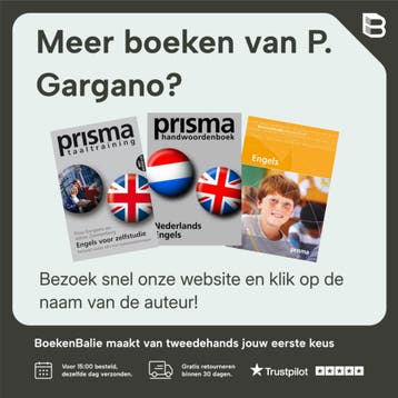 Prisma handwoordenboek / Engels-Nederlands / Prisma, Boeken, Verzenden, Gelezen, P. Gargano