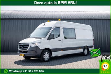 Zakelijke Lease |  Mercedes-Benz Sprinter 314 CDI L3H2 | DC, Automaat, Gebruikt, Wit, Diesel