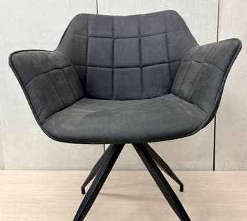 Loungefauteuil Gridline Antraciet - Light & Living Jaimy, Ophalen of Verzenden, Gebruikt