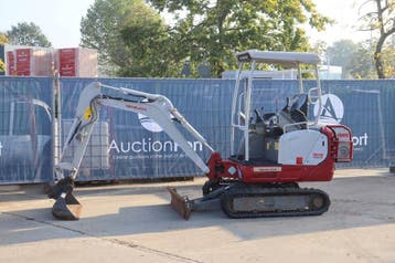 Veiling: Minigraver Takeuchi TB216 Hybride 11.5kW 2021, Ophalen, Graafmachine