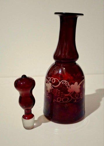 Egermann - Karaf - Glas - Karaf Ruby Red nbr 17