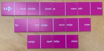 Taaldomino Woord verkleinen Roze 3, Boeken, Verzenden, Nieuw