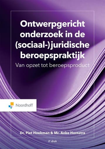 Ontwerpgericht onderzoek in de (sociaal-)juridische, Verzenden, Zo goed als nieuw, P.H. Hoekman