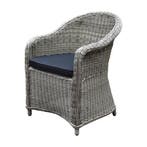 Chester dining tuinstoel wit grijs, Tuin en Terras, Ophalen of Verzenden, Nieuw