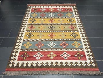 Kazak Kelim - Tapijt - 240 cm - 170 cm, Huis en Inrichting, Stoffering | Tapijten en Kleden, Nieuw