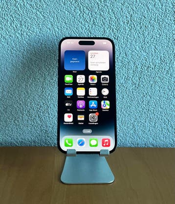 Apple iPhone 14 Pro 128GB Zwart / Garantie / Nette staat, Telecommunicatie, Zwart, Refurbished, Ophalen of Verzenden, Zonder simlock