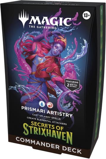 Secrets of Strixhaven: Prismari Artistry Commander Deck, Ophalen of Verzenden, Nieuw