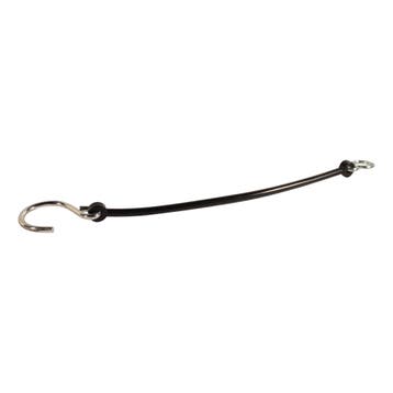 Novio Veiligheidsnoer 260mm rubber , zwart met S-haak en, Ophalen of Verzenden, Nieuw