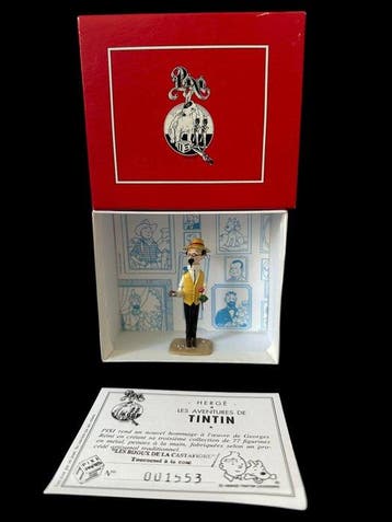 Figurine Pixi 4551 - Tintin - Tournesol à la rose, Nieuw