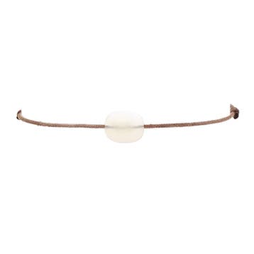 Morganne Bello armband leer/925, Verzenden, Zo goed als nieuw