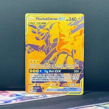 Pokémon Card - PIKACHU & ZEKROM SM248 - Pokémon, Nieuw