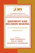 Judgment And Decision Making 9780521626026 Terry Connolly, Verzenden, Zo goed als nieuw, Terry Connolly