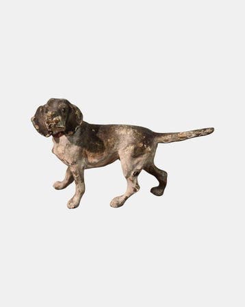 sculptuur, Beagle - 3.5 cm - Koud geverfd brons