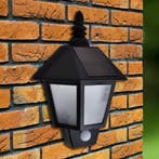 vidaXL Solar Muurlamp met bewegingssensor, Verzenden, Nieuw, Kunststof, Zonne-energie