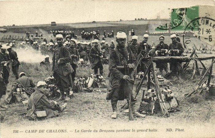 Frankrijk - Militair rond W.O. 1 - Veldslagen, Bevrijding,, Verzamelen, Ansichtkaarten | Buitenland