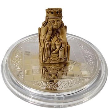 Kameroen. 500 Francs 2023 Queen - Viking Chess Set 1/2 oz, Postzegels en Munten