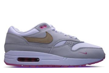 Nike Air Max 1 By You Pink Wheat • 43, Ophalen of Verzenden, Nieuw, Nike, Sneakers of Gympen