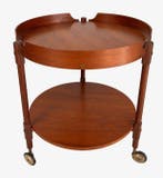 Serveerwagen - Teak - Rotondo barwagen