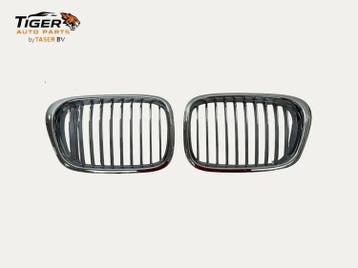 BMW E39 Chroom Nieren Grill Set 1995-2003 Links + Rechts, Nieuw, Voor, BMW, Motorkap
