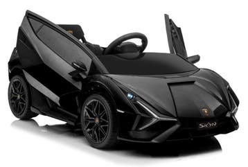Kinderauto, LAMBORGHINI SIAN zwart, RC , multimedia, Ophalen of Verzenden, Nieuw