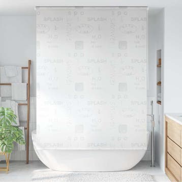 vidaXL Rolgordijn voor douche 140x240 cm splash, Verzenden, Nieuw, Grijs