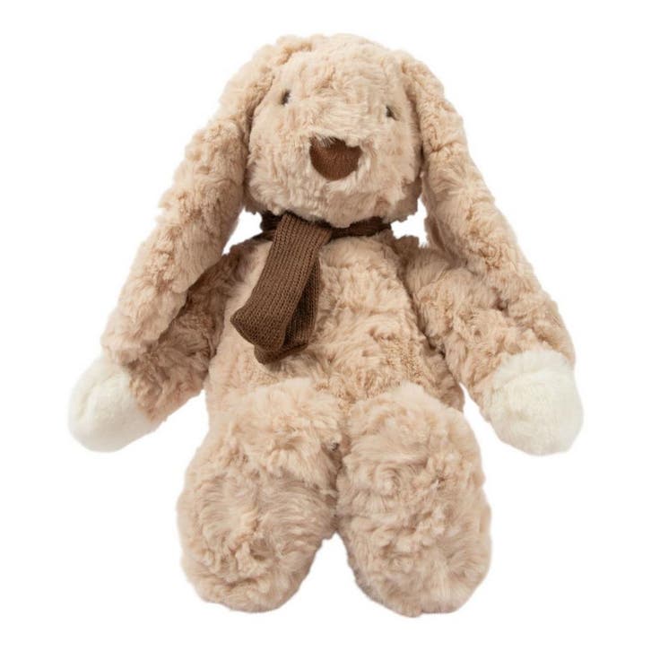Knuffel Beige konijn Jojo sjaal groot 30cm, Huis en Inrichting, Woonaccessoires | Overige, Verzenden