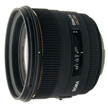 Sigma 50mm f/1.4 EX DG HSM Canon EF-mount objectief, Verzenden, Gebruikt, Sigma, Overige typen