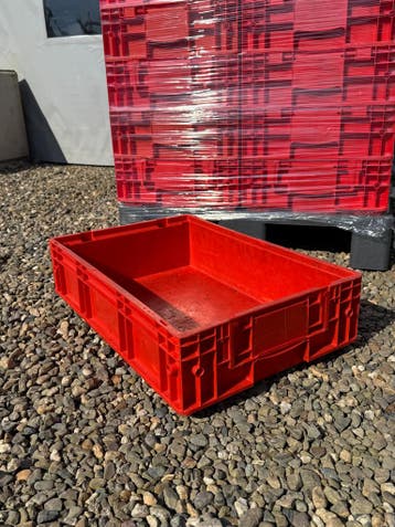 Stapelbak Euronorm gebruikt- 600 x 400 x H 150 mm (verste..., Verzenden
