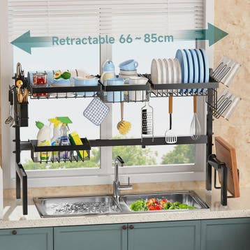 Uitschuifbaar Afdruiprek Keuken - Grote Capaciteit Spoelbak, Verzenden, Nieuw