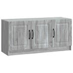 vidaXL TV-kast Grijs sonoma 99 x 34,5 x 47 cm Bewerkt hout, Minder dan 50 cm, Verzenden, Nieuw, Minder dan 100 cm