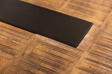 Massieve salontafel IRON CRAFT 100cm bruin naturel mangohout, Huis en Inrichting, Ophalen of Verzenden, Nieuw