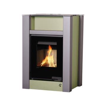 Aquaflame Vario Lend cv-houtkachel Gebroken wit metallic, Verzenden, Nieuw