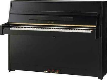 * De Kawai K-15 * --- Direct leverbaar * zwart hoogglans, Verzenden, Zwart, Nieuw, Piano