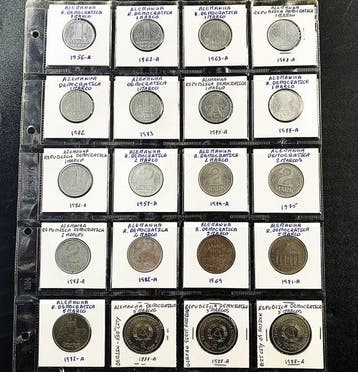 Duitsland. Lot of 20 Coins (9x 1 Deutsch Mark + 5x 2 Deutsch